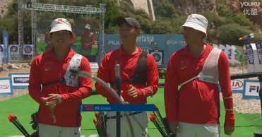 Female Team Recruve Championship (Korea V China) in 2015 Archery World Cup